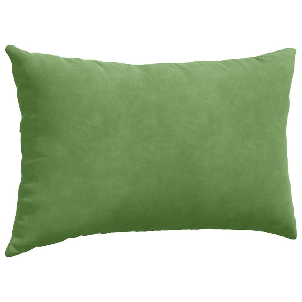 Sofa Cushions 2 Pieces Light Green 50 x 30 cm Corduroy Fabric