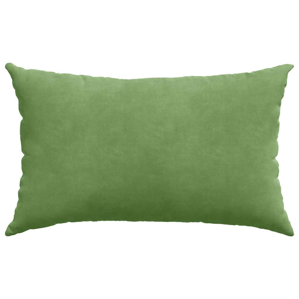 Sofa Cushions 2 Pieces Light Green 50 x 30 cm Corduroy Fabric