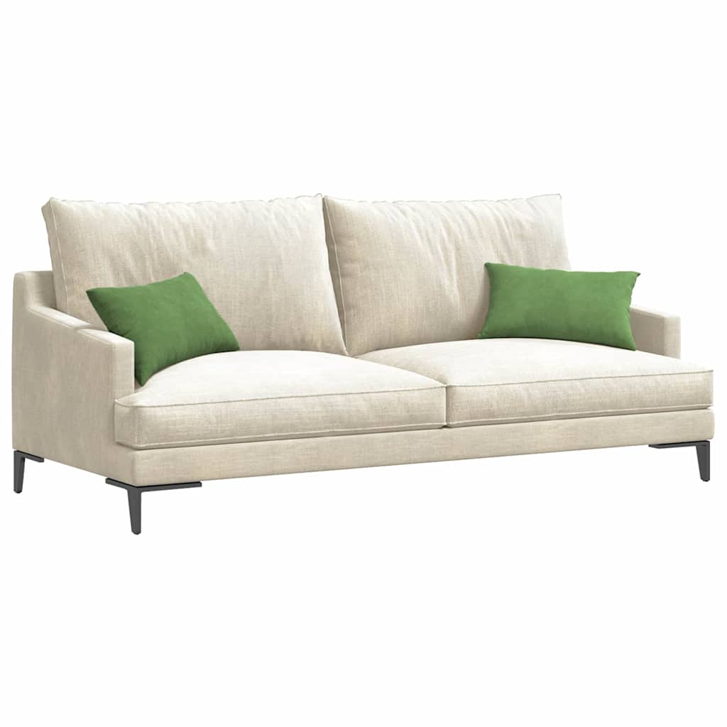 Sofa Cushions 2 Pieces Light Green 50 x 30 cm Corduroy Fabric