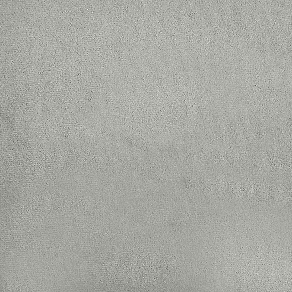 Sofa cushions 2 pieces light grey 50 x 30 cm fabric
