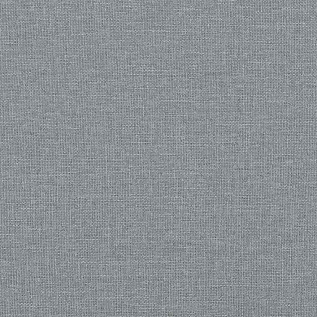 Couch Cushions 2 pcs Light Grey 60 x 40 cm Fabric
