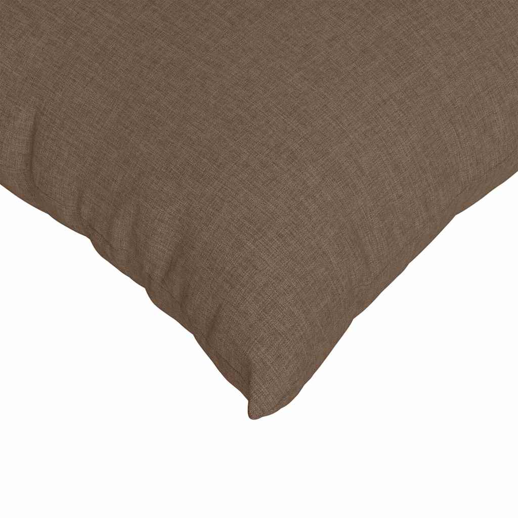 Sofa Cushions 2 pcs Brown 60 x 40 cm Fabric