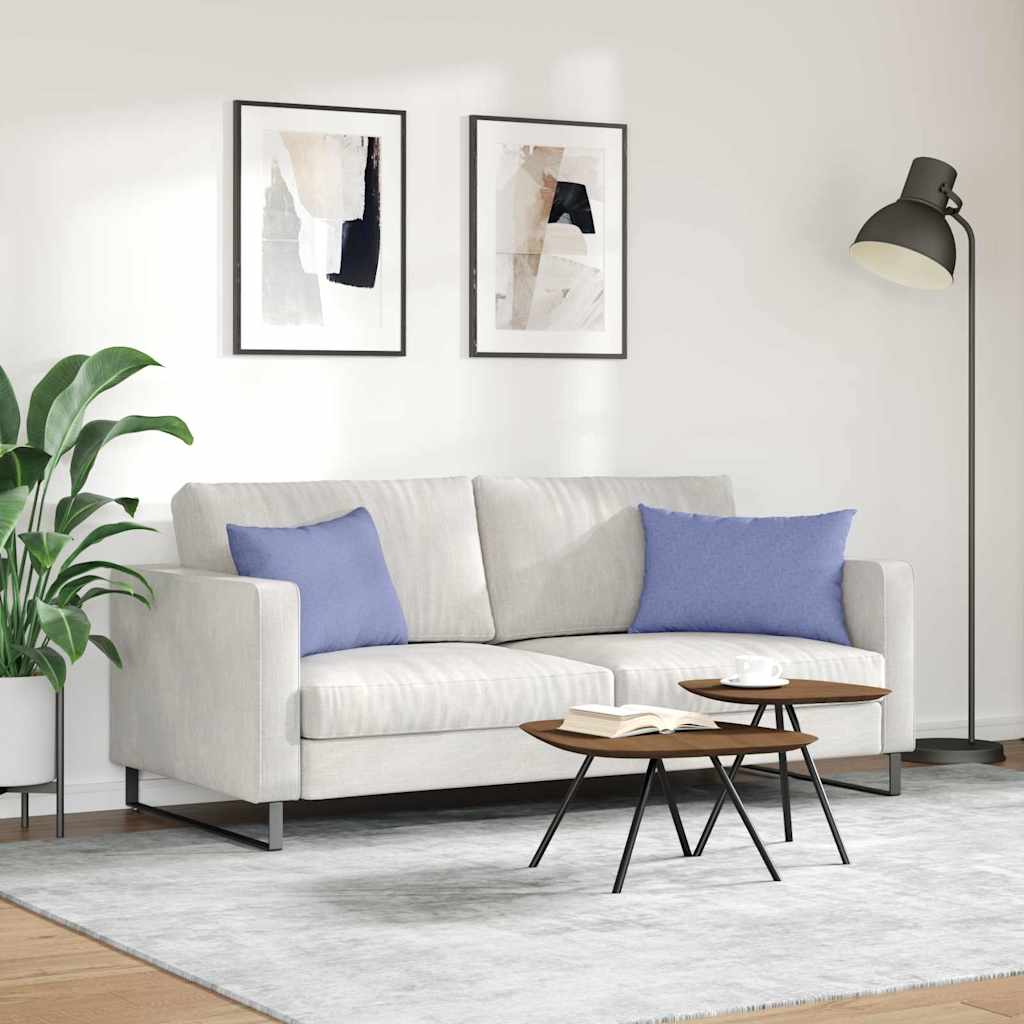 Coussins de canapé 2 pcs Jean bleu 60 x 40 cm Tissu