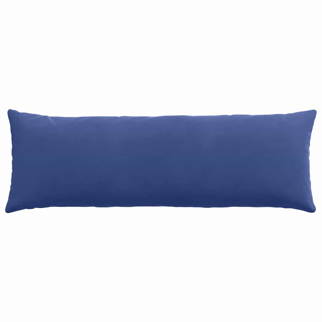 Coussins de canapé 2 pièces bleu police 120 x 40 cm tissu côtelé