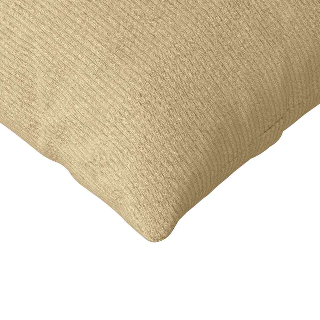 Coussins de canapé 2 pièces gris-vert 120 x 40 cm en velours côtelé