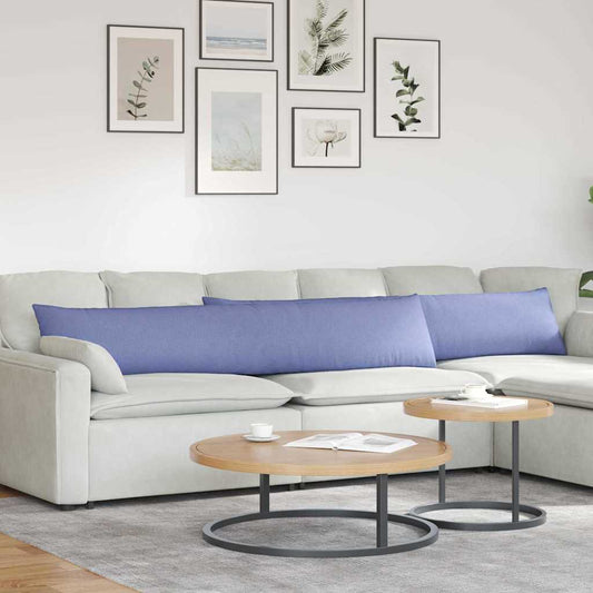 Sofakissen 2 pcs Jeans blau 200 x 40 cm Stoff