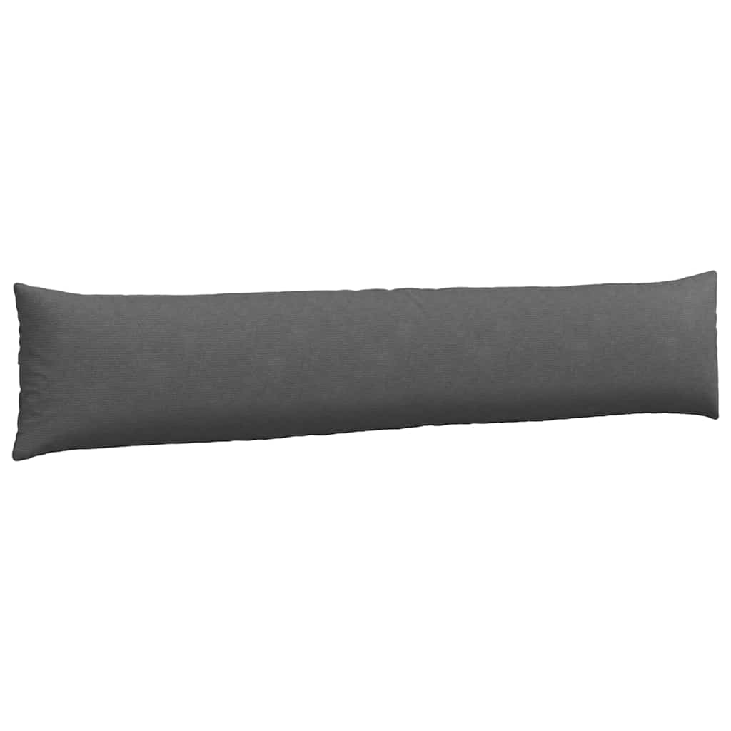 Coussins de canapé 2 pièces gris foncé 200 x 40 cm Velours côtelé