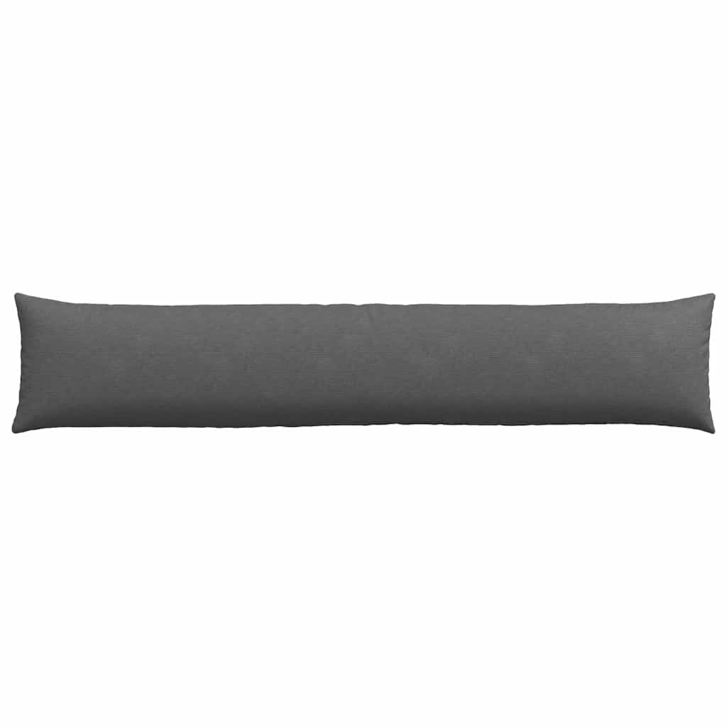Coussins de canapé 2 pièces gris foncé 200 x 40 cm Velours côtelé