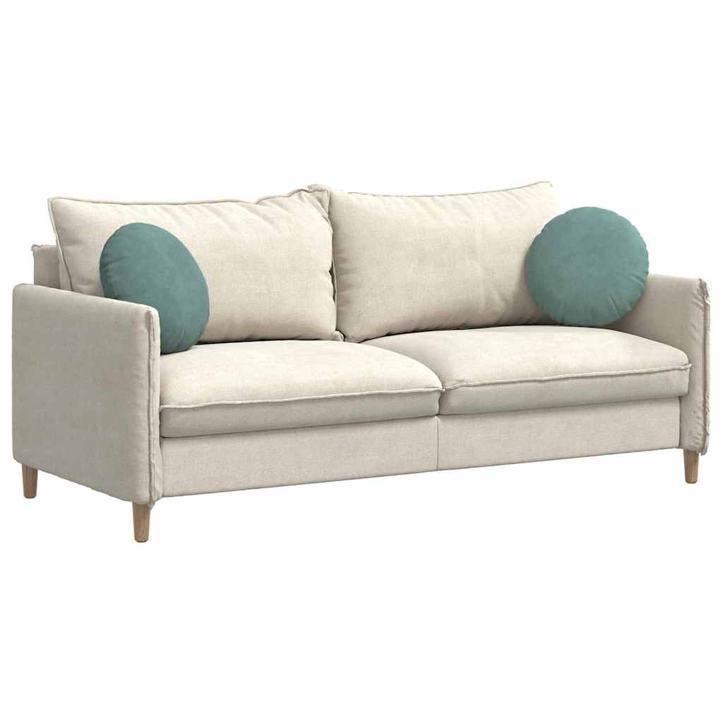 Coussins de chaise 2 pièces vert mer Ø 40 x 13 cm velours