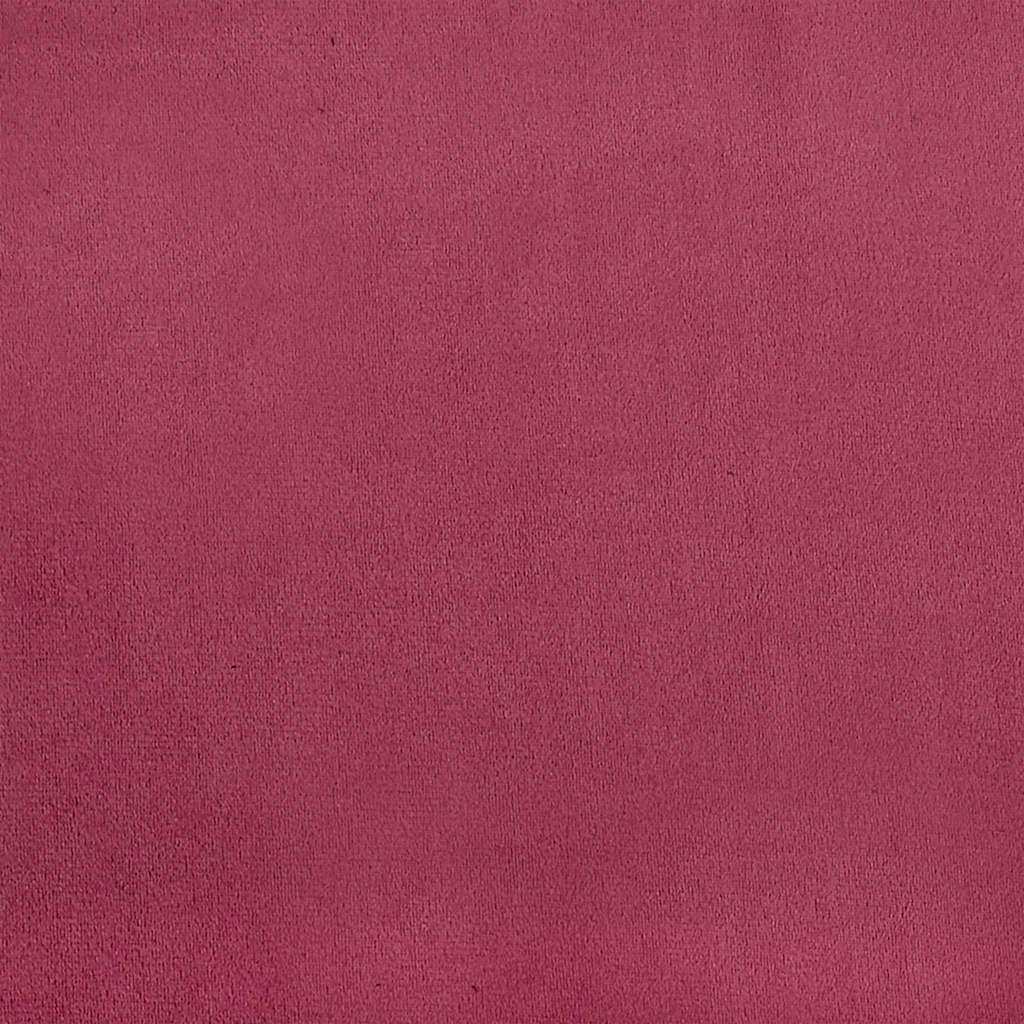 Coussins de chaise 2 pièces Lie de vin Ø 50 x 19 cm Velours
