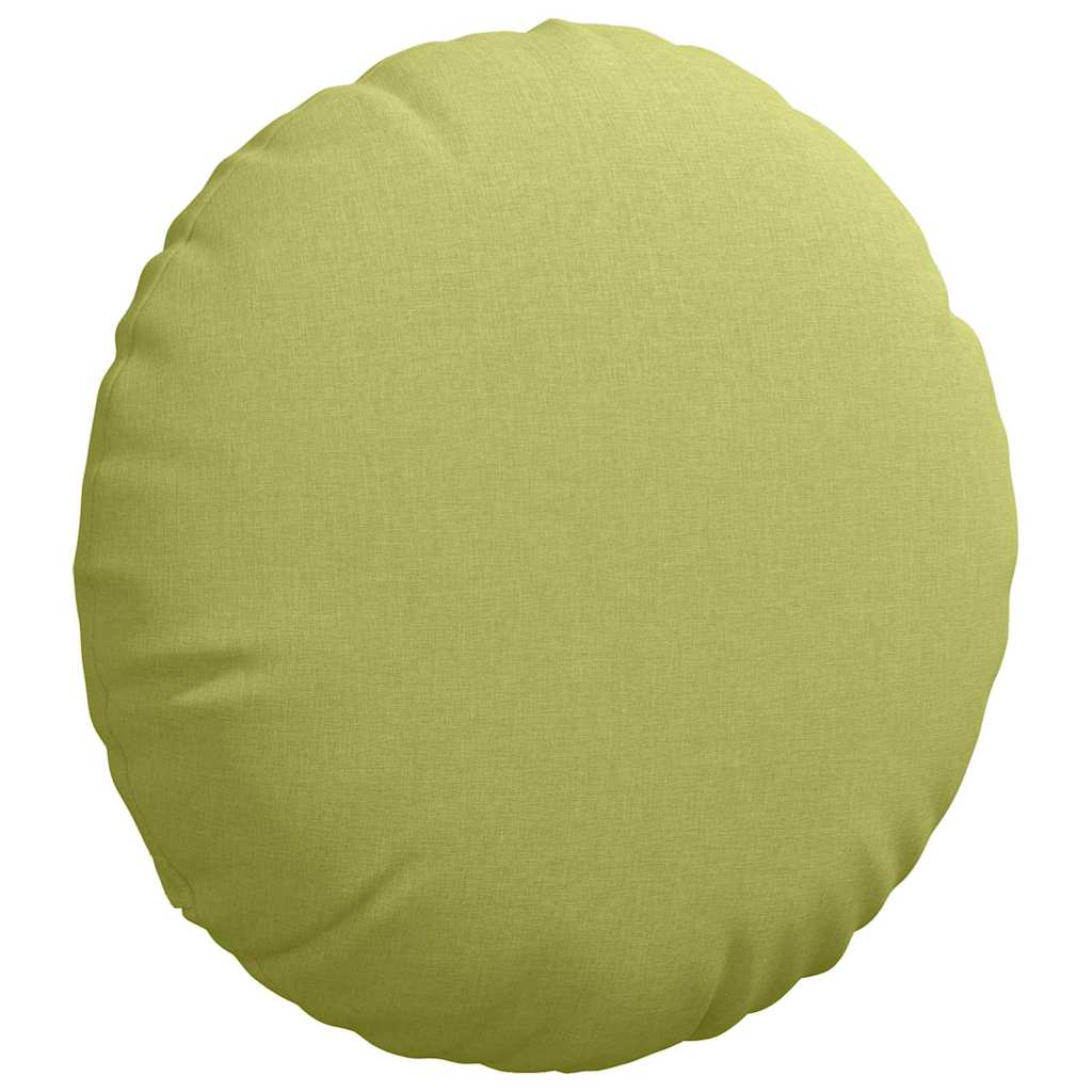 Coussins d'assise 2 pcs Vert clair Ø80 x 29 cm Tissu