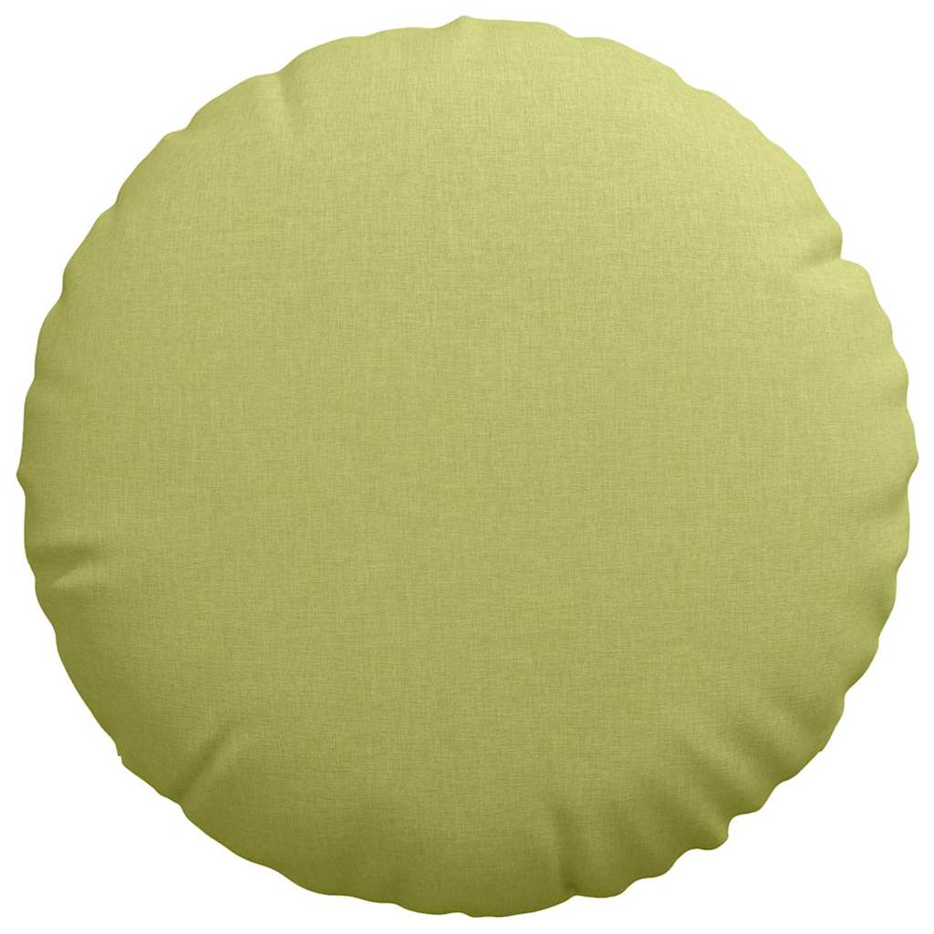 Coussins d'assise 2 pcs Vert clair Ø80 x 29 cm Tissu
