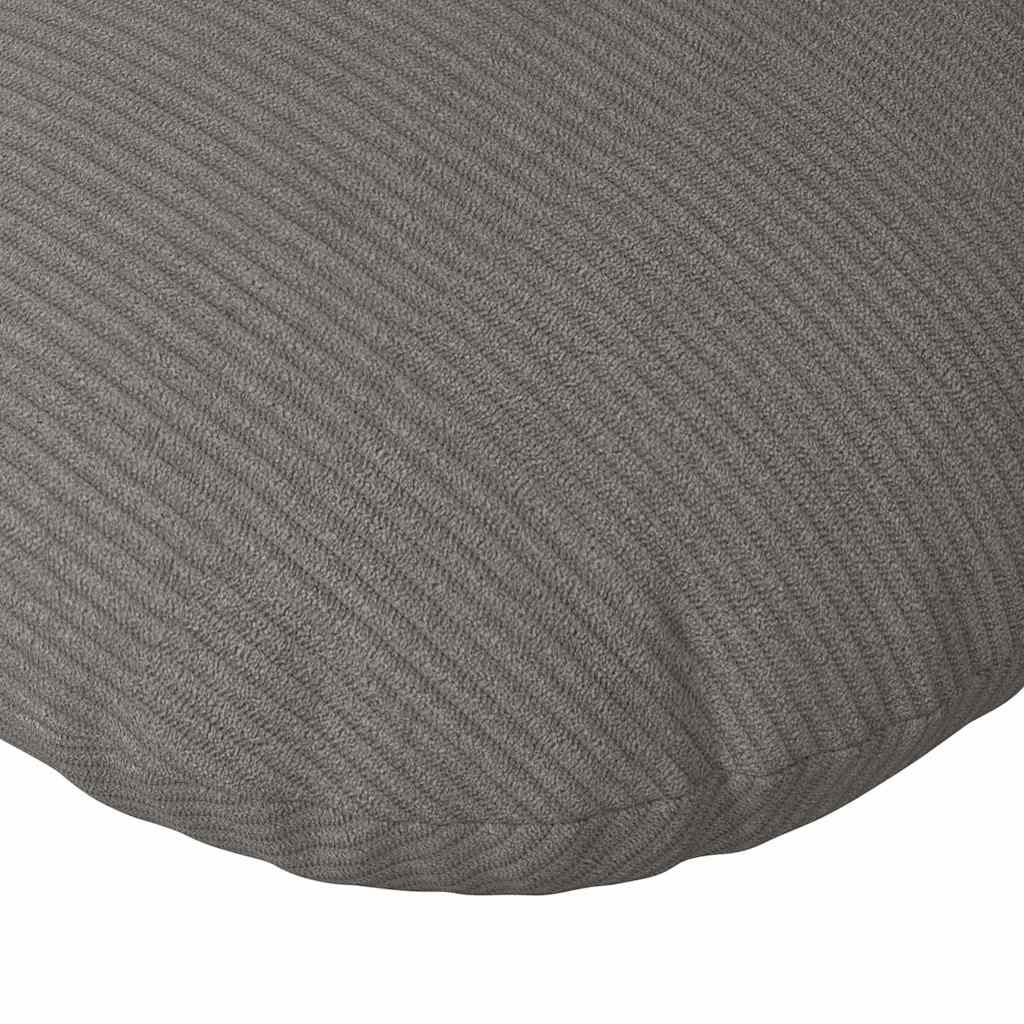 Sitzkissen 2 pcs Hellgrau Ø 80 cm Cordstoff
