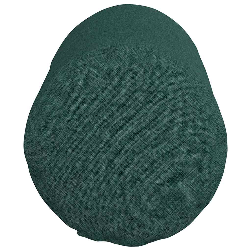 Bolster Cushions 2 Pieces Dark Green Ø 15 x 40 cm Fabric