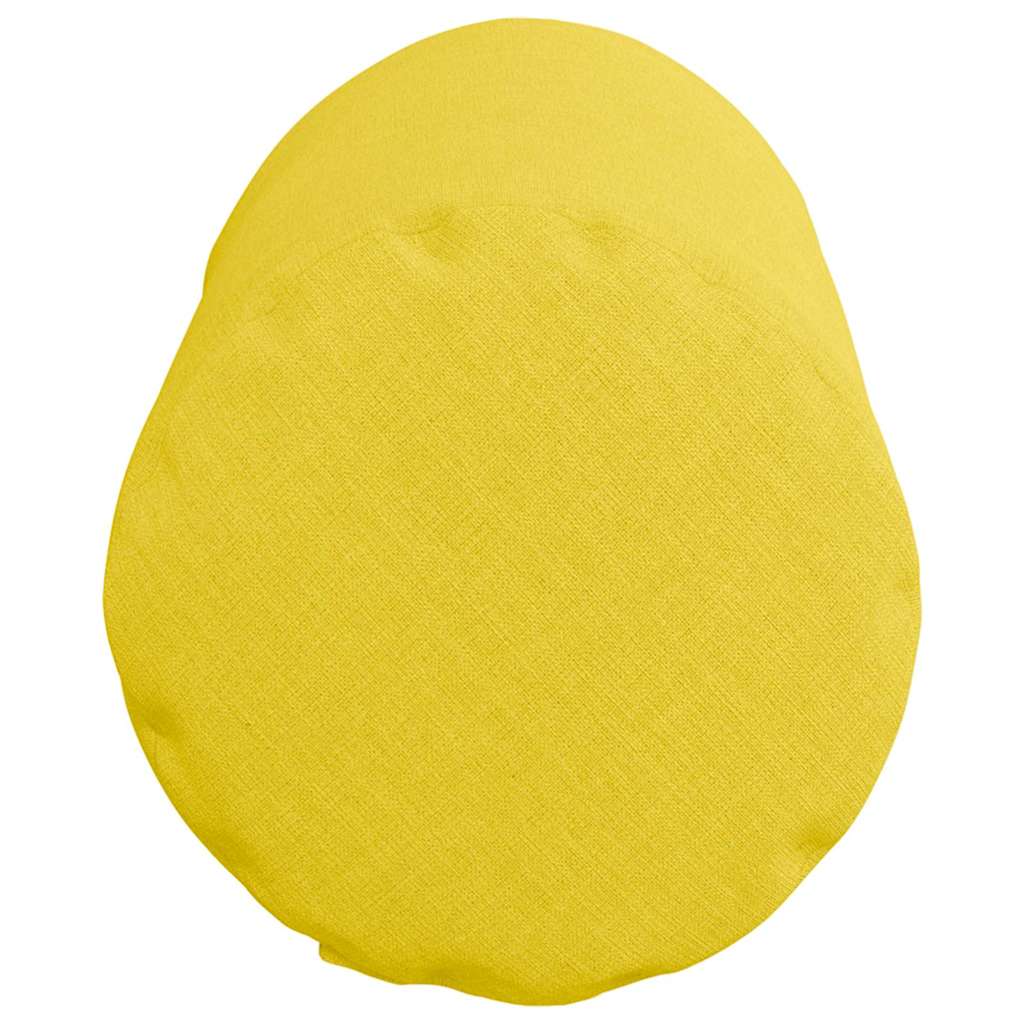 Traversins 2 pièces Jaune clair Ø 15 x 40 cm Tissu