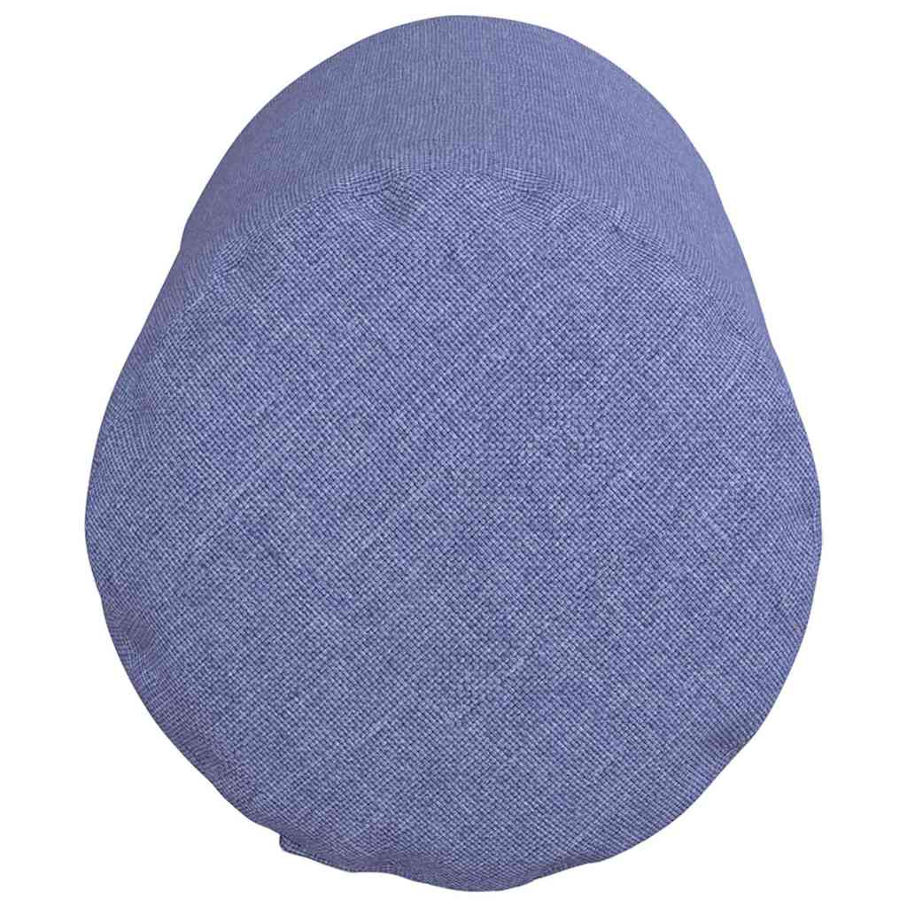 Bolsterkissen 2 Stück Jeans blau Ø 15 x 40 cm Stoff