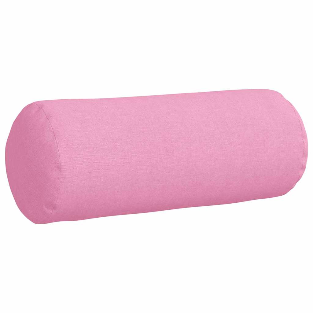 Traversins 2 pièces Rose Ø 15 x 40 cm Tissu