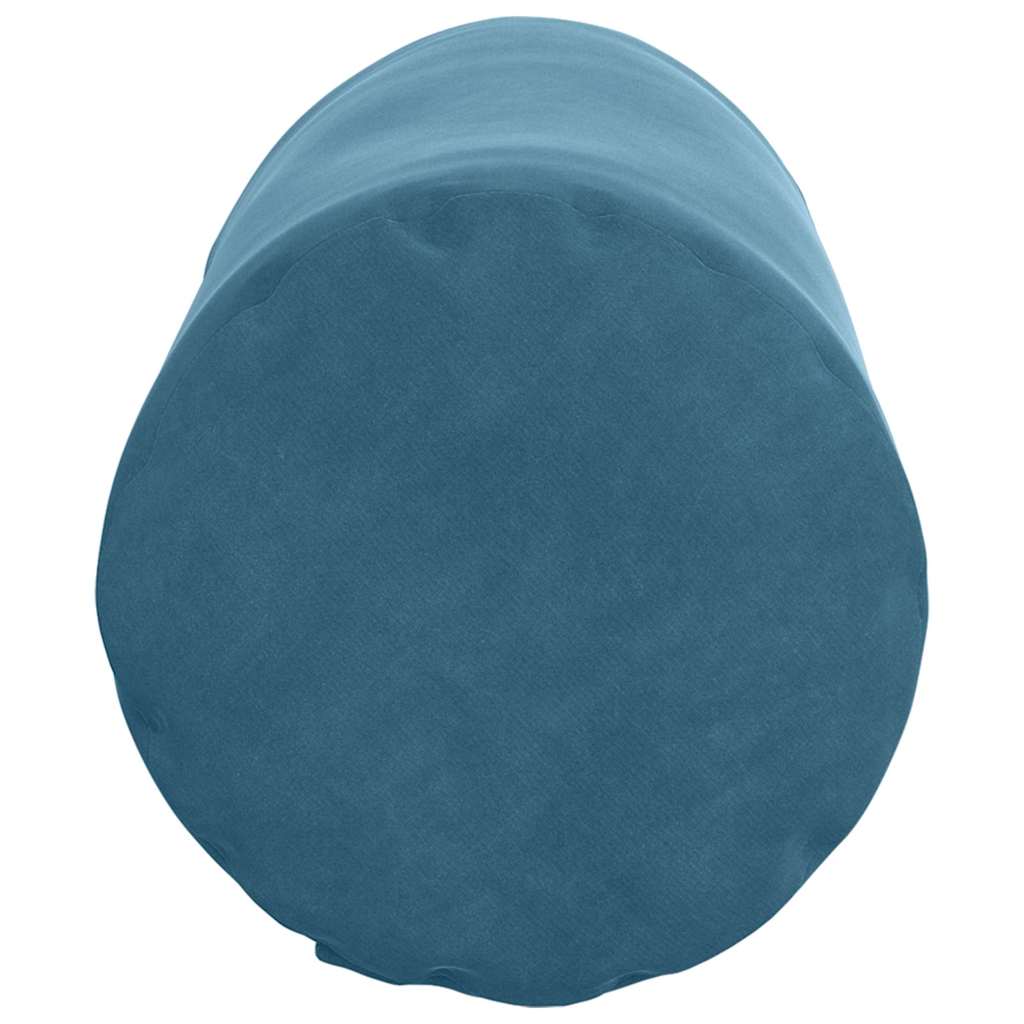 Bolsterkissen 2 Stück Blau Ø 15 x 40 cm Cordstoff