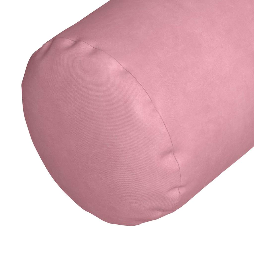 Bolster Cushions 2 Pieces Pink Ø 15 x 40 cm Corduroy Fabric