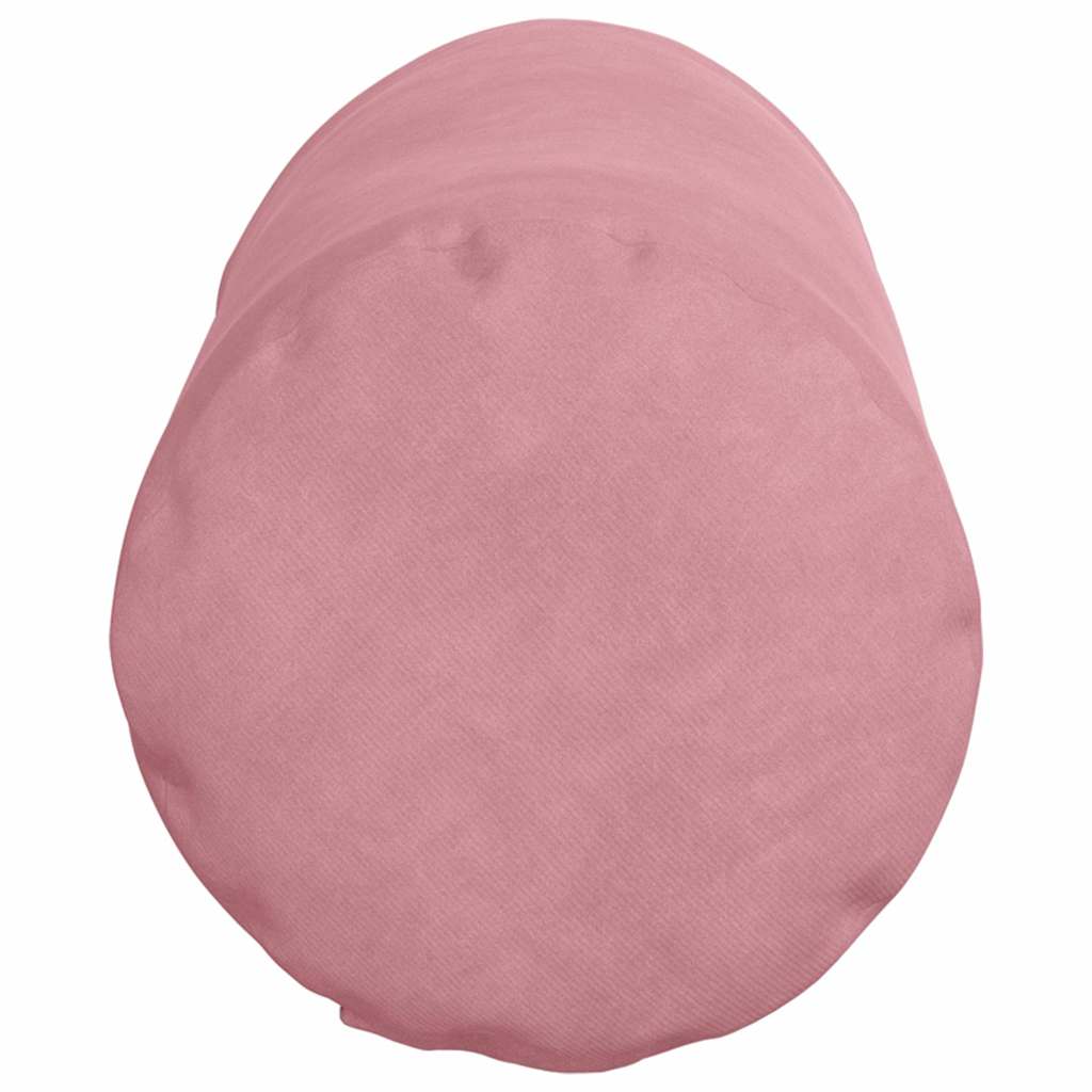 Bolster Cushions 2 Pieces Pink Ø 15 x 40 cm Corduroy Fabric