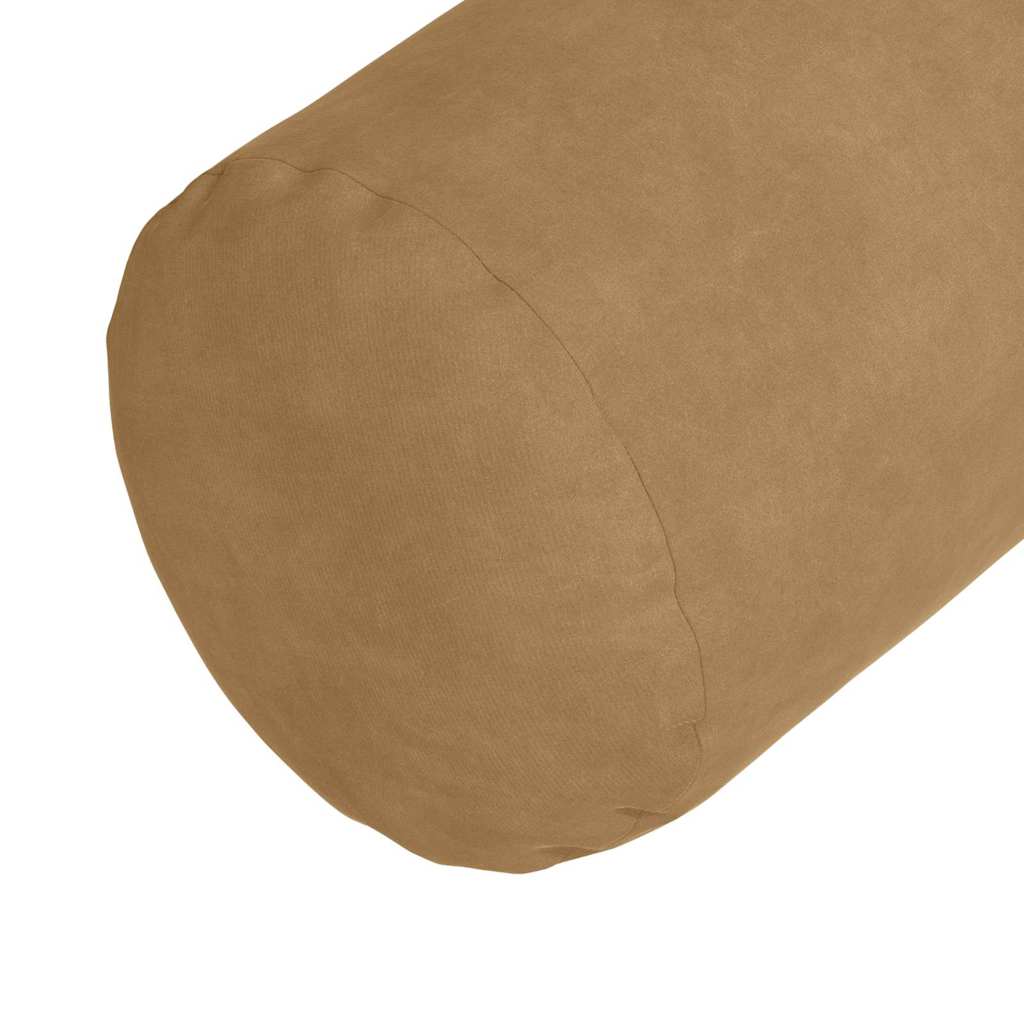 Bolsterkissen 2 Stück Braun Ø 15 x 40 cm Cordstoff