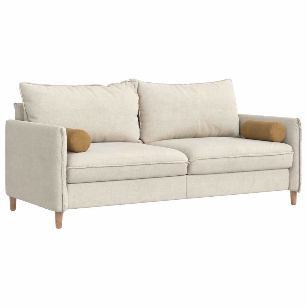 Bolsterkissen 2 Stück Braun Ø 15 x 40 cm Cordstoff