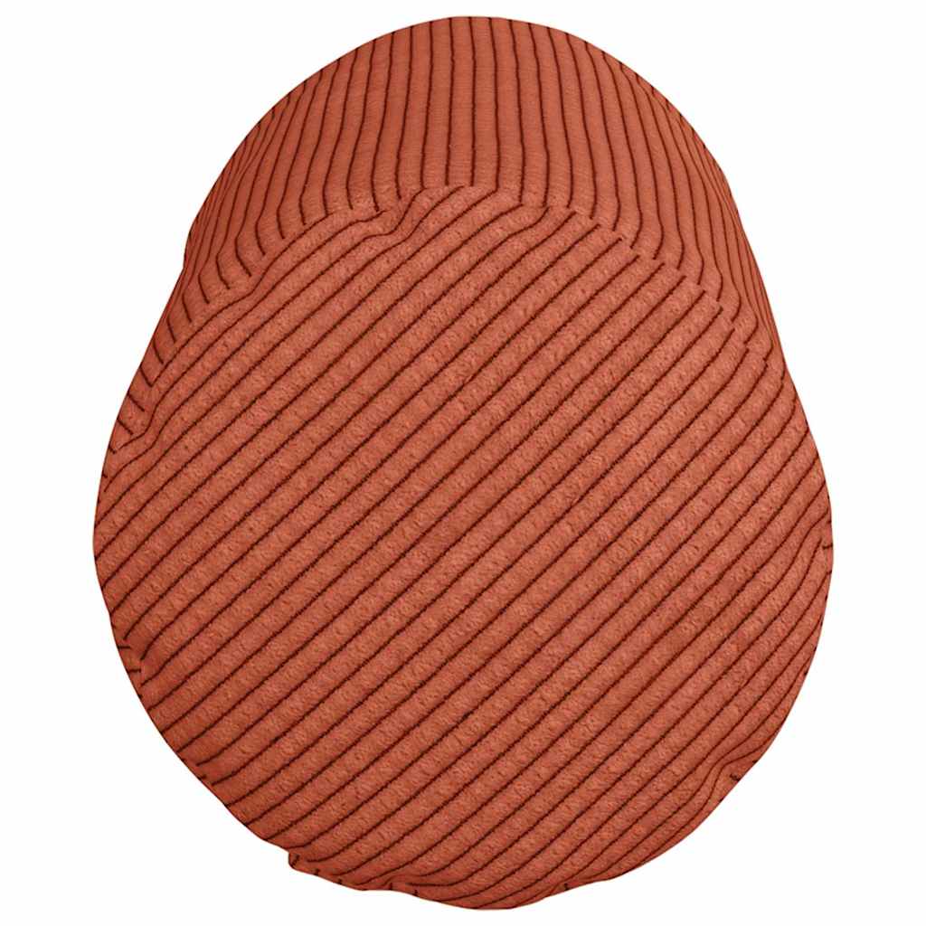 Bolster Cushions 2 Pieces Red-Orange Ø 15 x 40 cm Corduroy Fabric