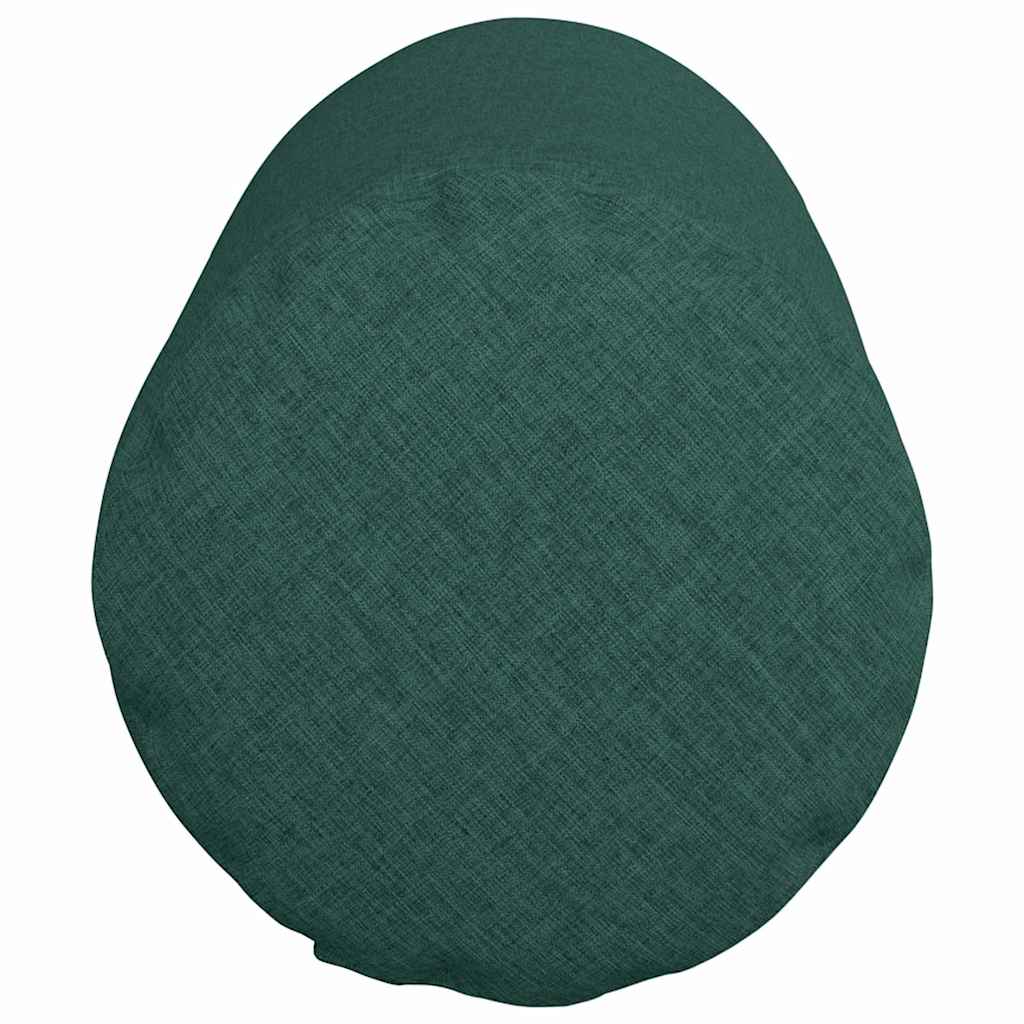 Bolster Cushions 2 Pieces Dark Green Ø 25 x 70 cm Fabric