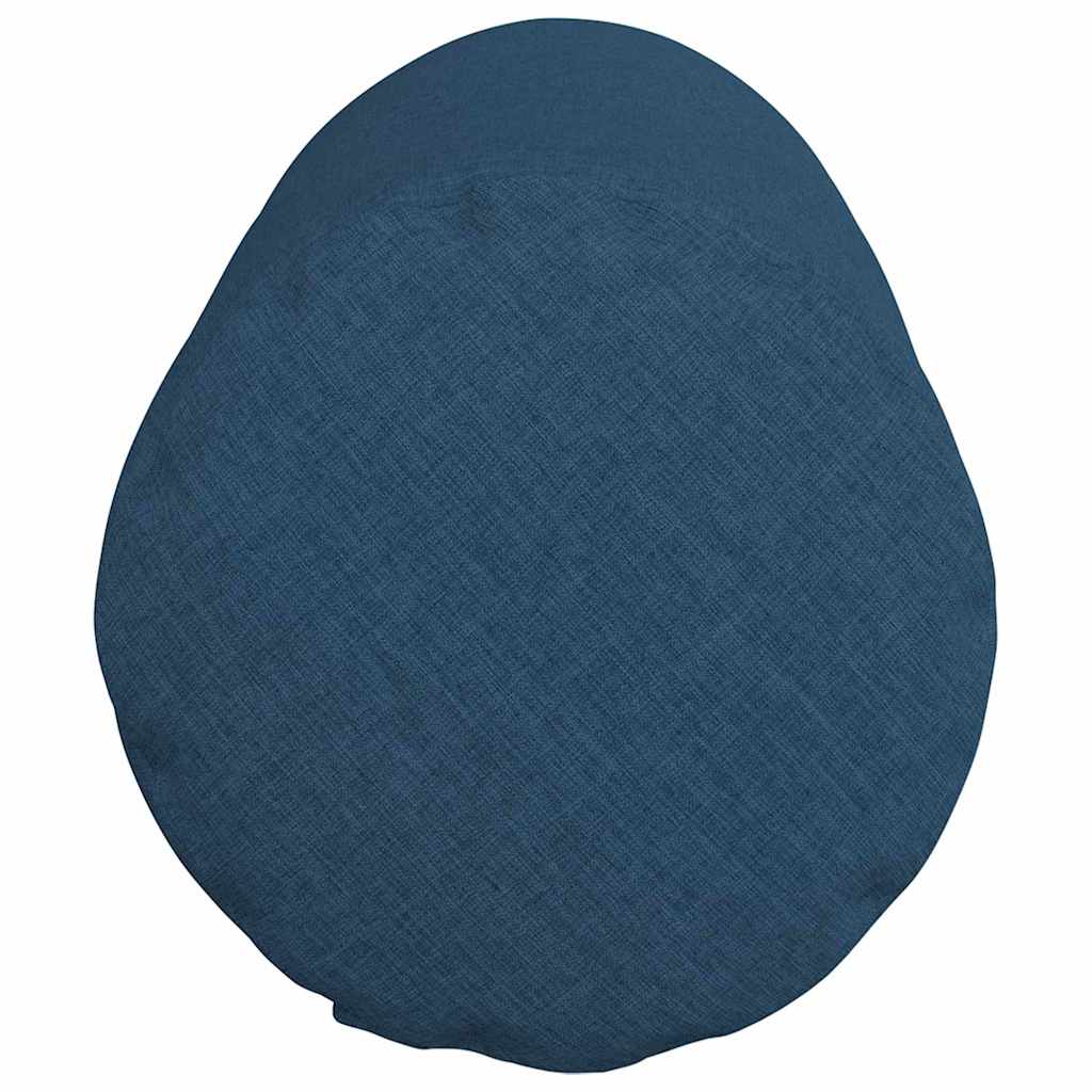 Traversins 2 pièces Bleu Ø 25 x 70 cm Tissu