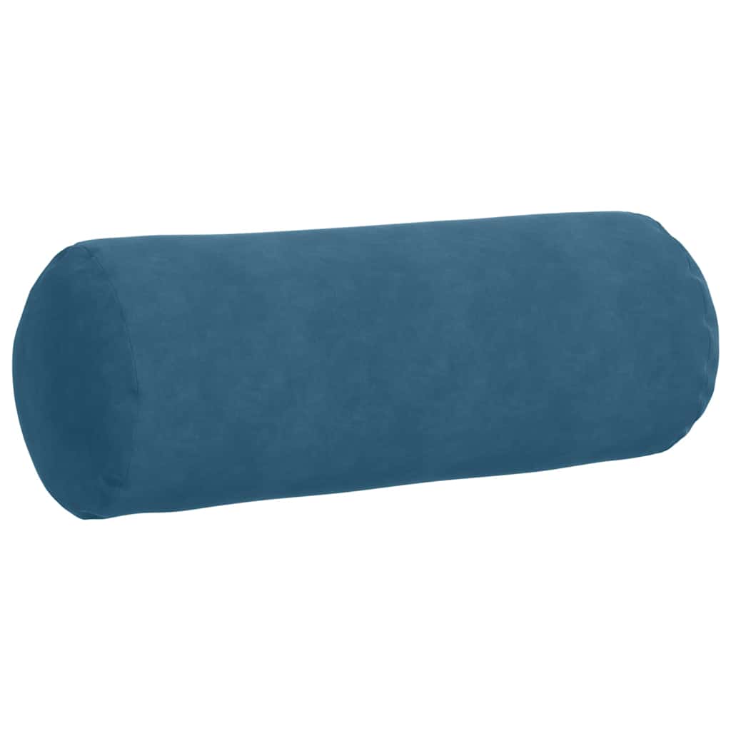 Bolster Pillows 2 Pieces Blue Ø 25 x 70 cm Corduroy Fabric