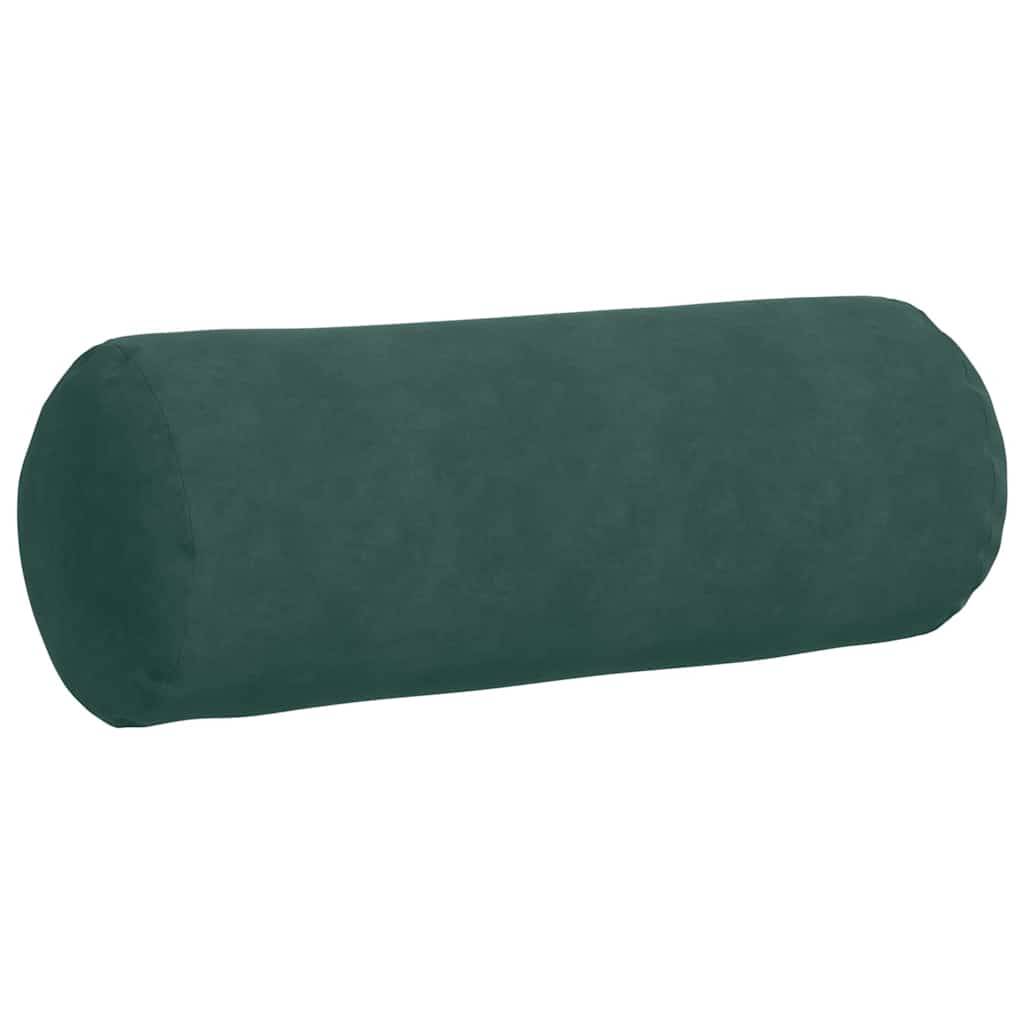 Bolster Pillows 2 Pieces Dark Green Ø 25 x 70 cm Corduroy Fabric