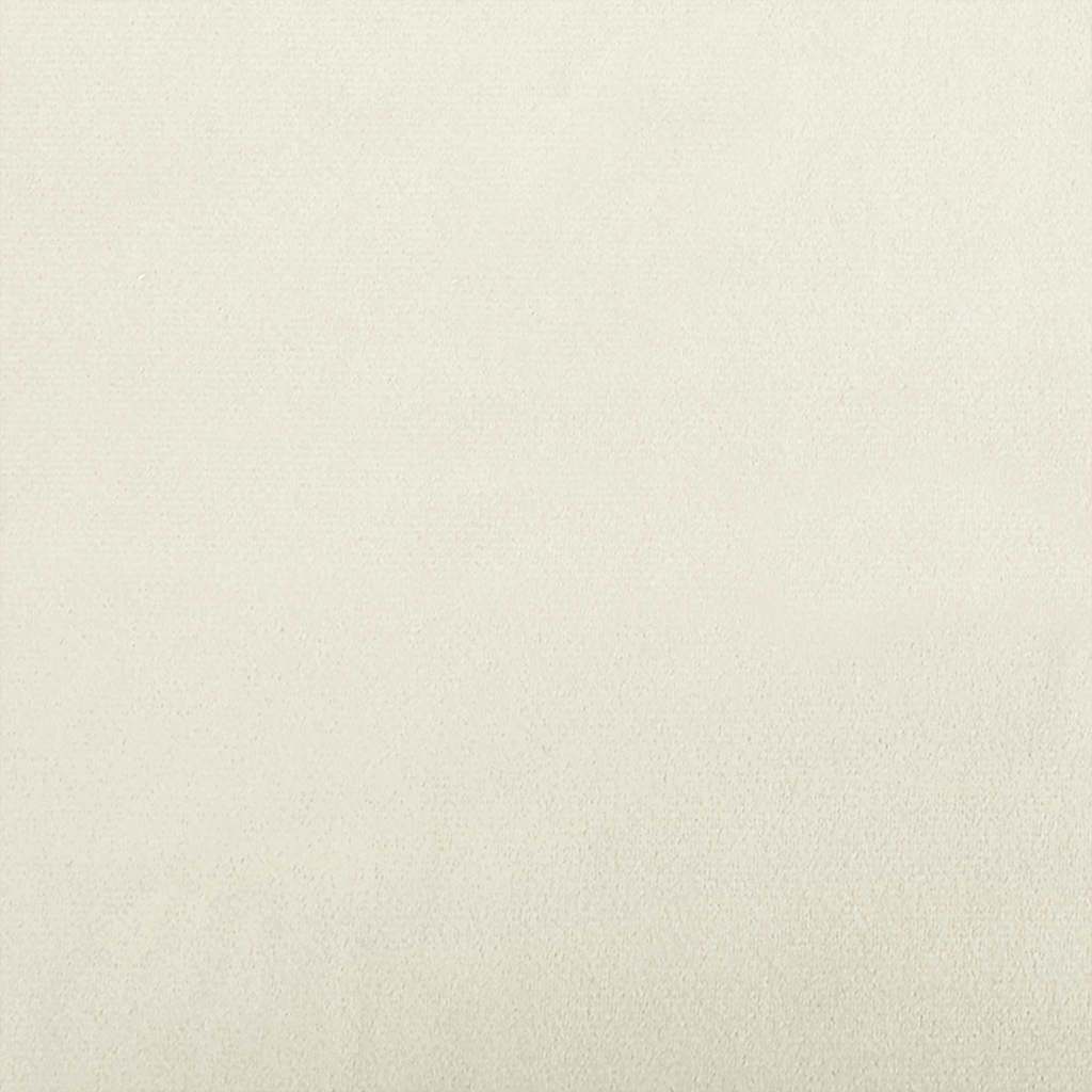 Traversins 2 pièces Crème Ø 25 x 70 cm Velours côtelé