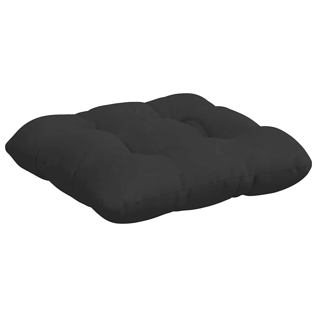 Sitzkissen 4 pcs Schwarz 40 x 40 cm Mikrofaserstoff