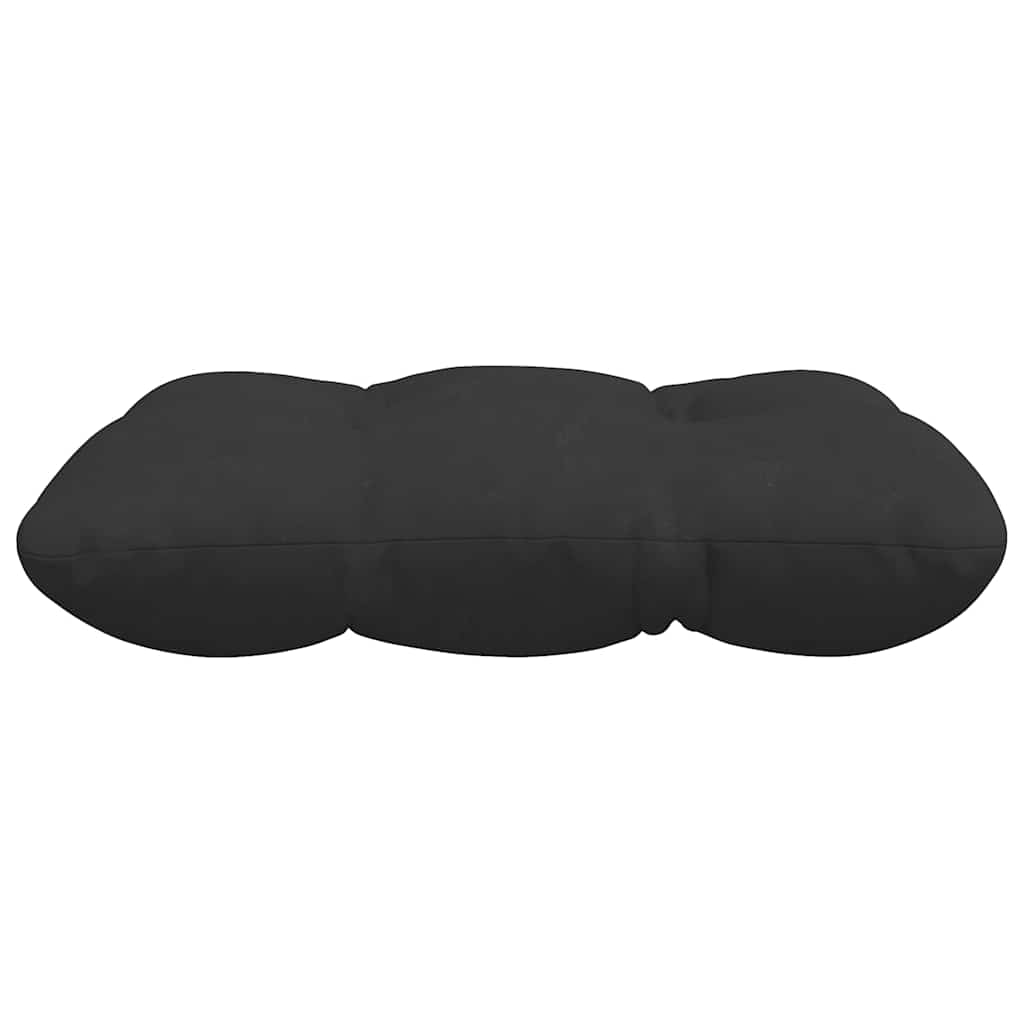 Sitzkissen 4 pcs Schwarz 40 x 40 cm Mikrofaserstoff