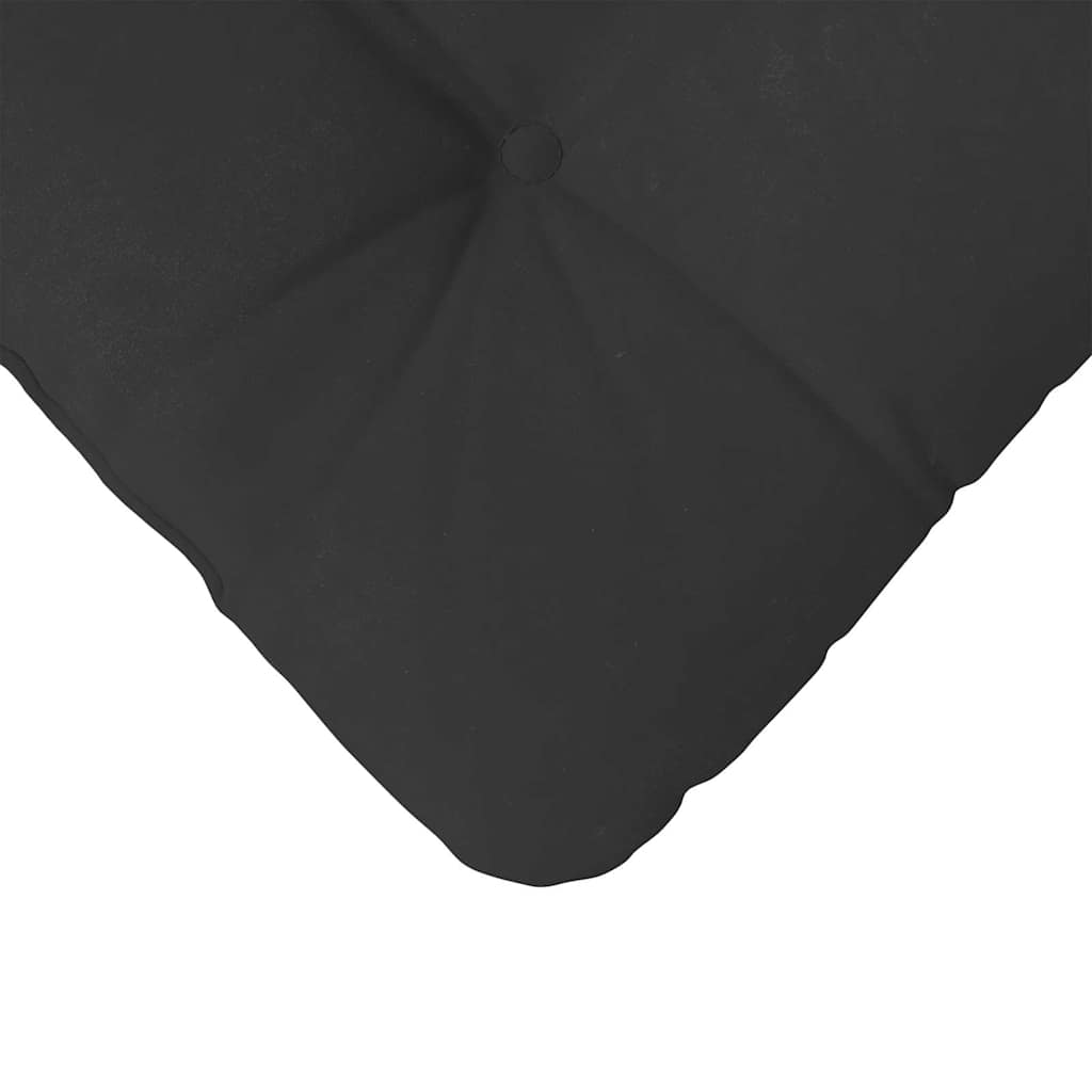 Seat Cushions 4 pcs Black 45 x 45 cm Microfiber Fabric