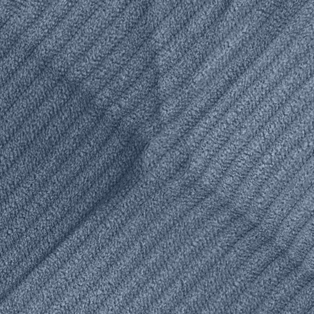 Seat Cushions 4 pcs Blue 45 x 45 cm Corduroy
