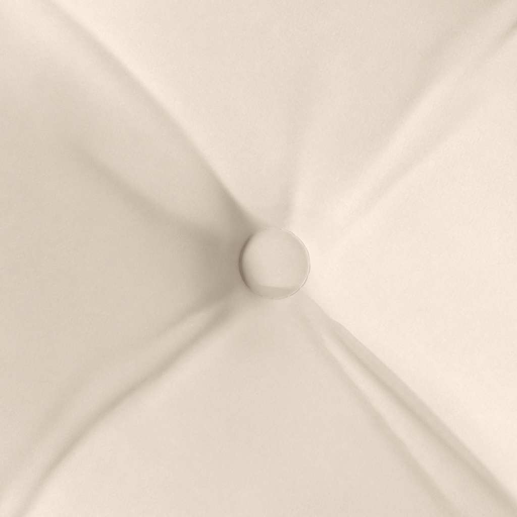 Coussins de chaise 4 pcs Beige 40 x 40 x 6 cm Microfibre