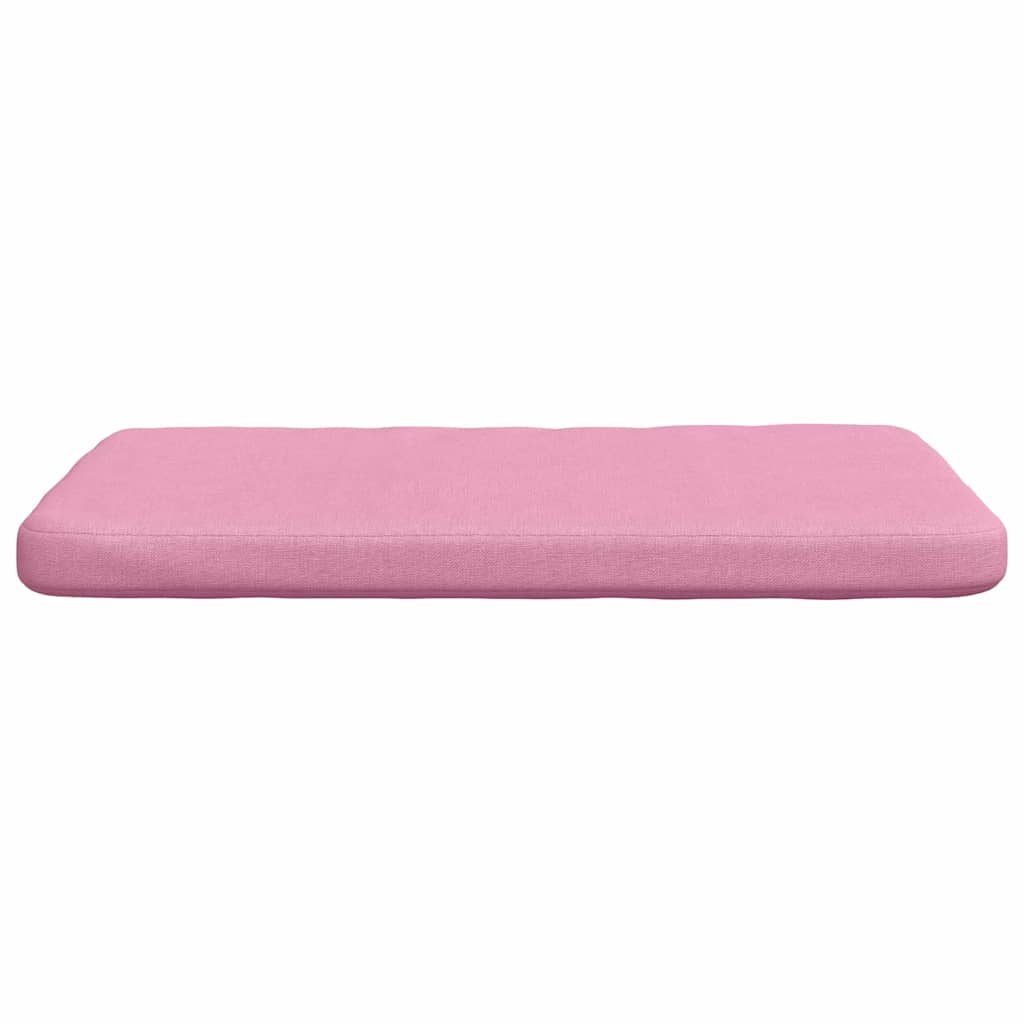 Coussins de chaise 4 pièces roses 40 x 40 x 3 cm tissu