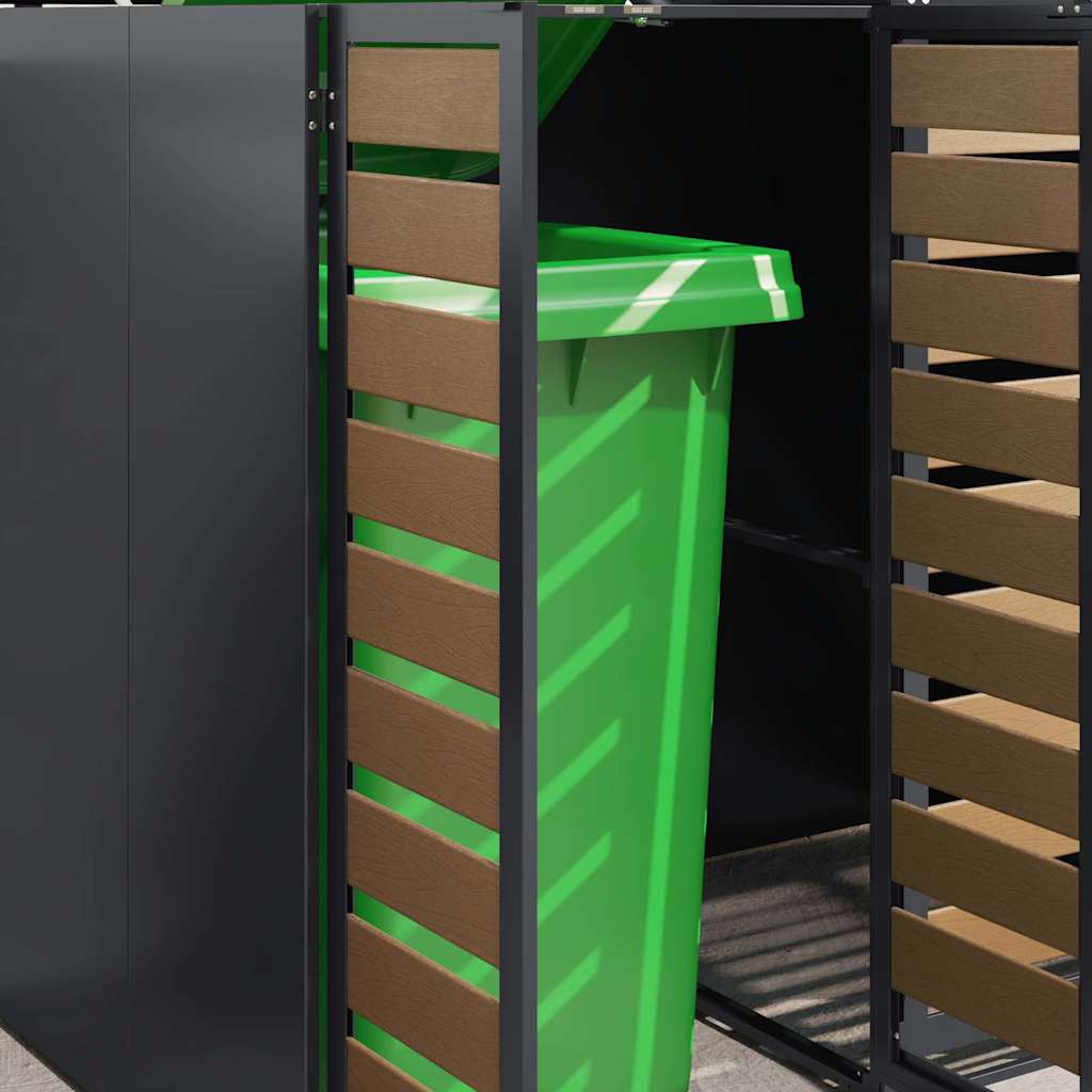 Bin for 4 Containers 272 x 77.5 x 115.5 cm Steel