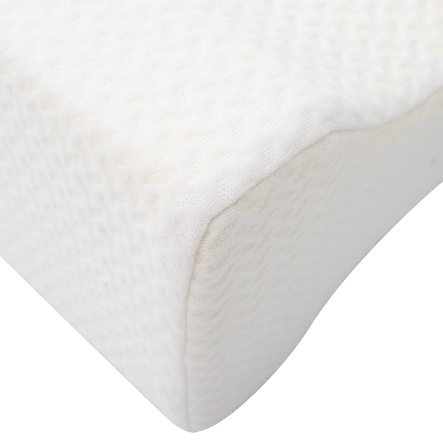 Knee Pillow Weiß Polyester 26 x 21,5 x 15 cm