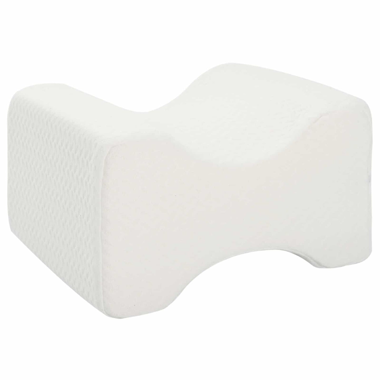 Knee Pillow Weiß Polyester 26 x 21,5 x 15 cm