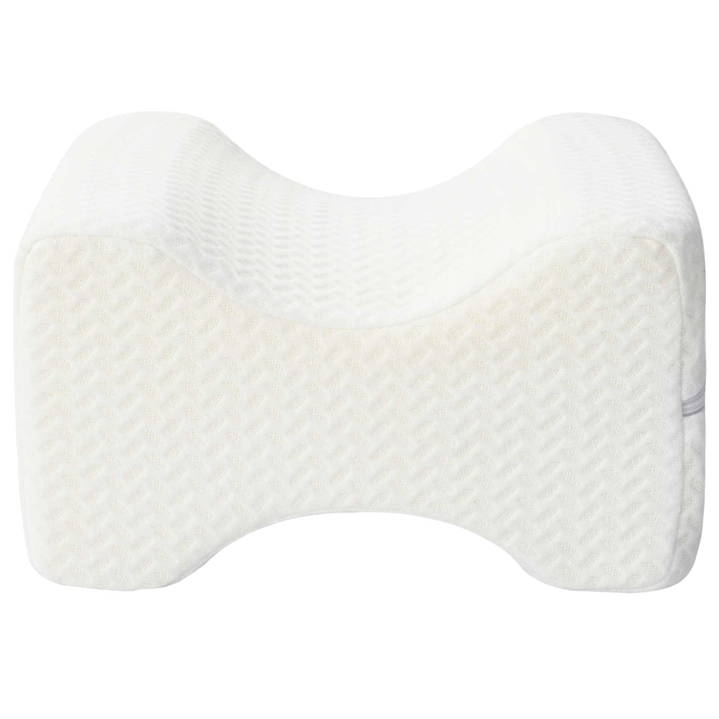 Knee Pillow Weiß Polyester 26 x 21,5 x 15 cm