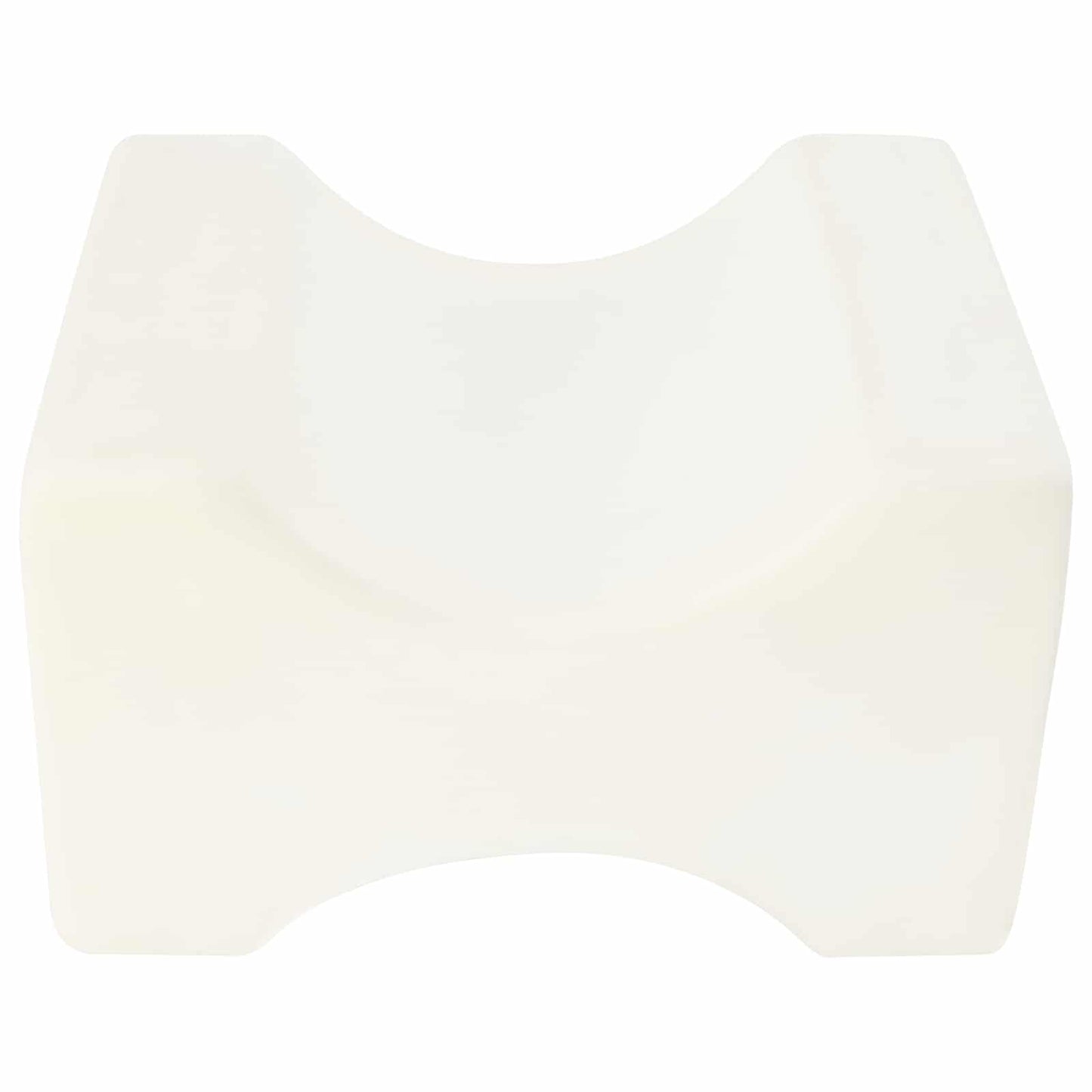 Knee Pillow Weiß Polyester 26 x 21,5 x 15 cm