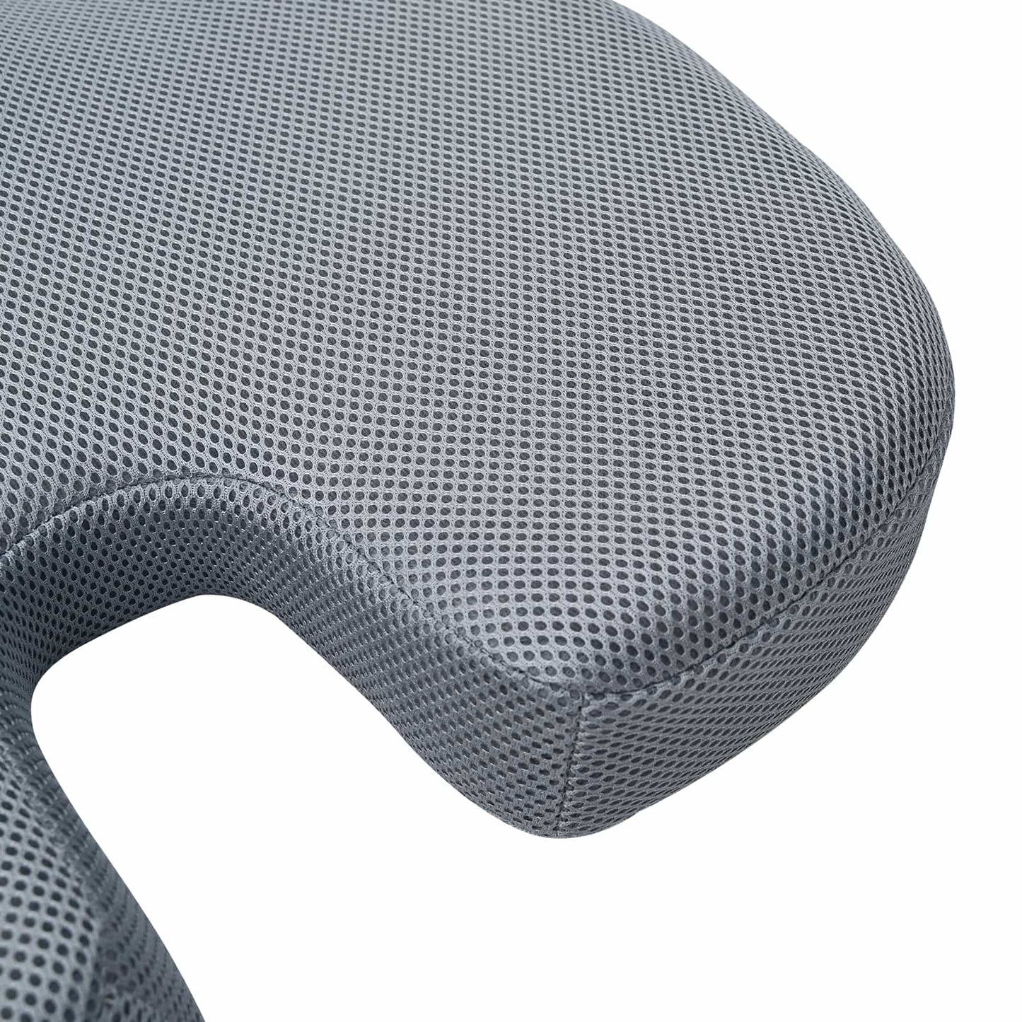 Sitzkissen mit Kissen Grau 47 x 37 x 8 cm Mit Netz