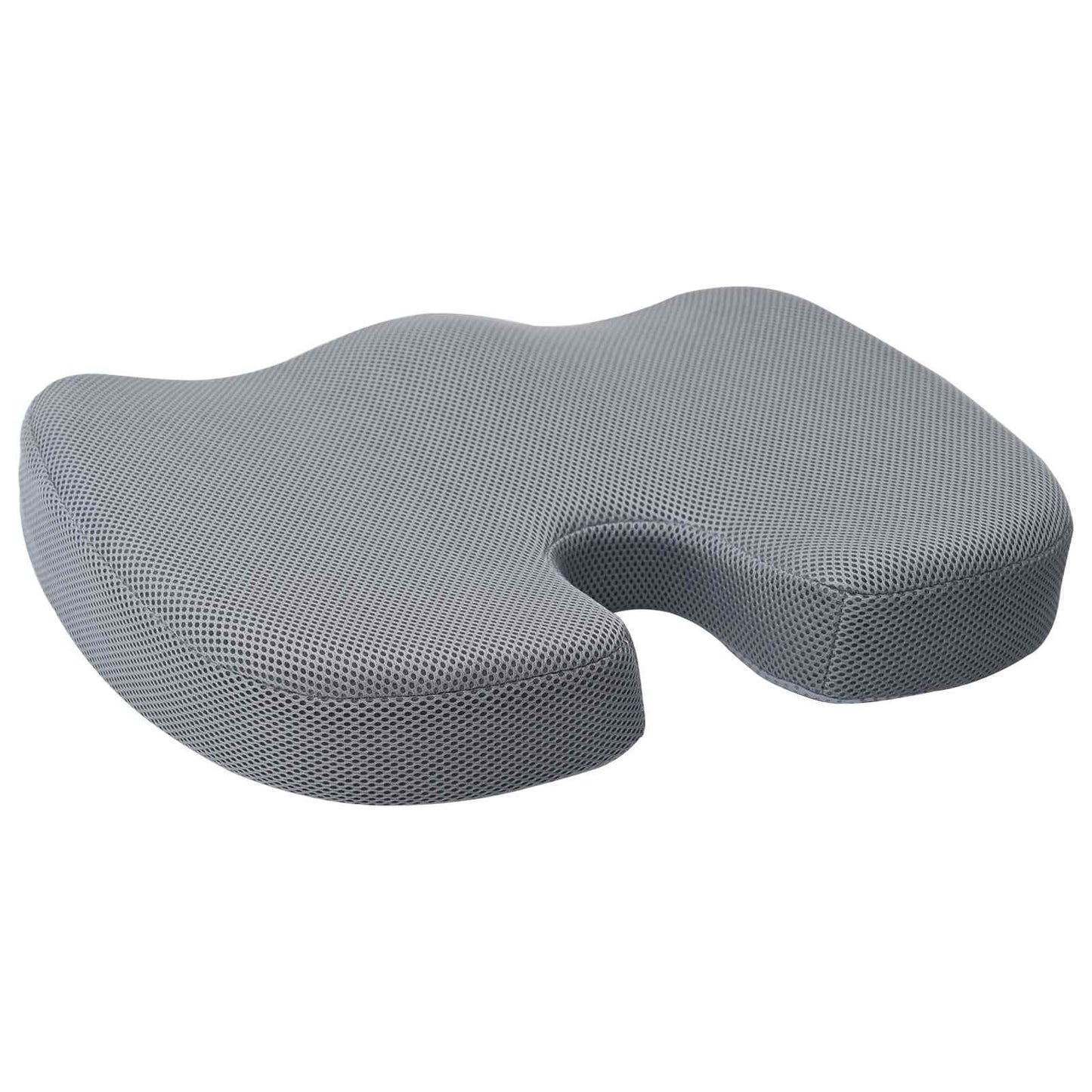 Sitzkissen mit Kissen Grau 47 x 37 x 8 cm Mit Netz