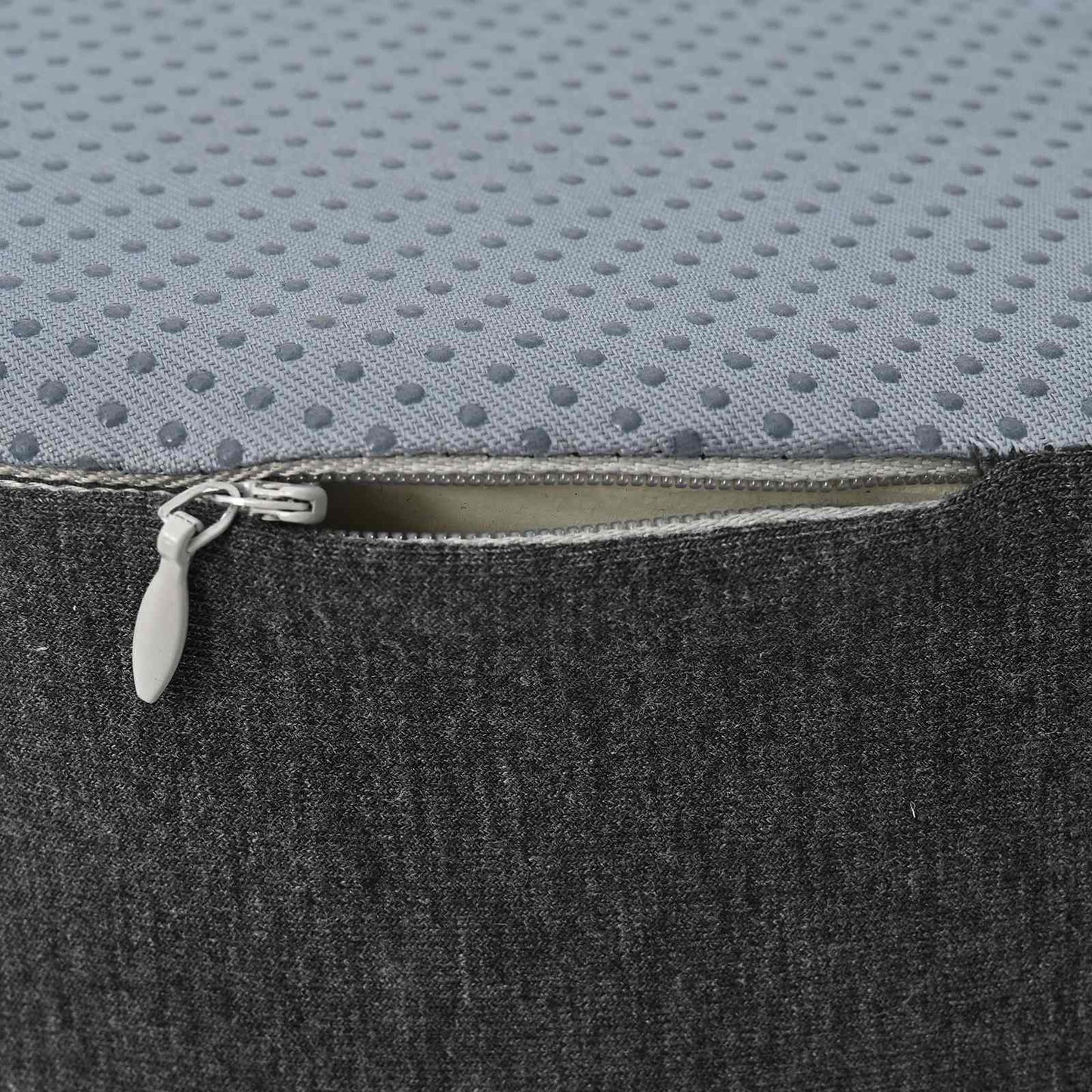 Pillow with Pillow Dark Grey 50 x 43 x 10 cm Cotton