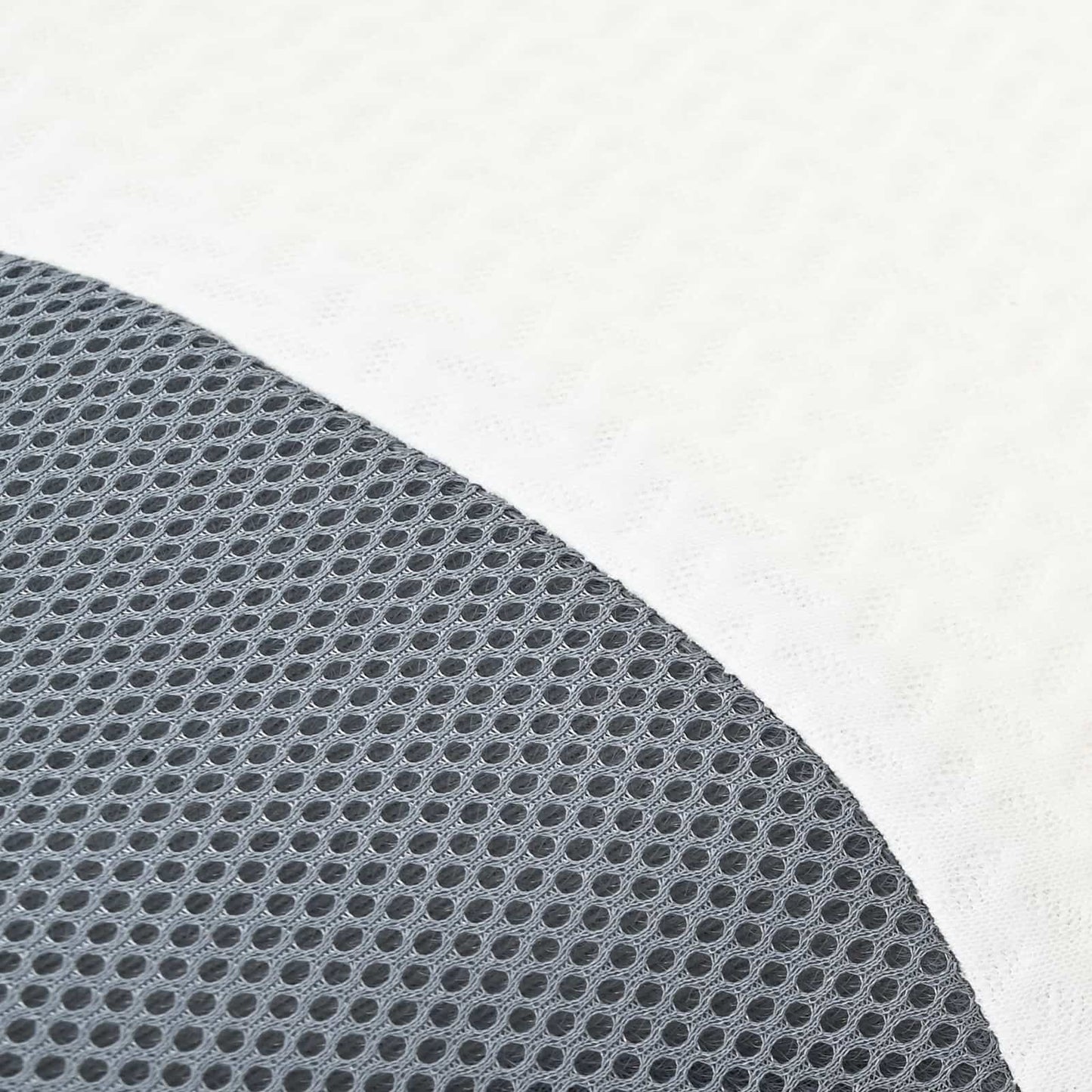 Nackenstützkissen mit Kissen Weiß 57 x 36 x 13 cm Polyester