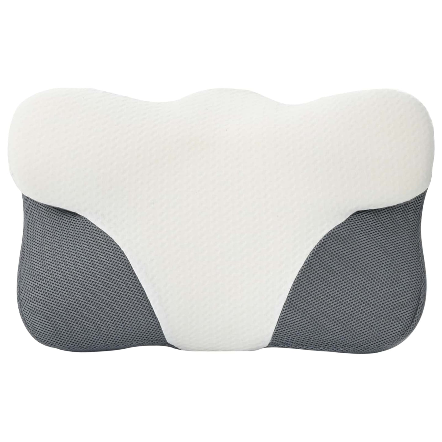 Nackenstützkissen mit Kissen Weiß 57 x 36 x 13 cm Polyester