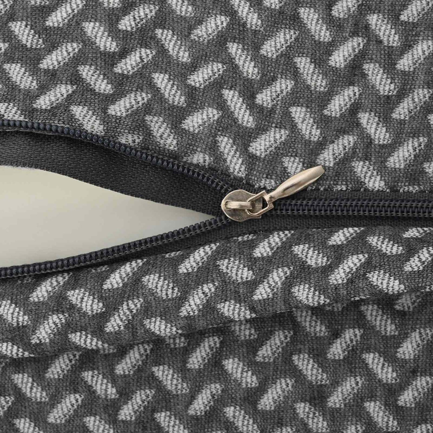 Nackenstützkissen mit Kissen Grau 58 x 36 x 13 cm Polyester