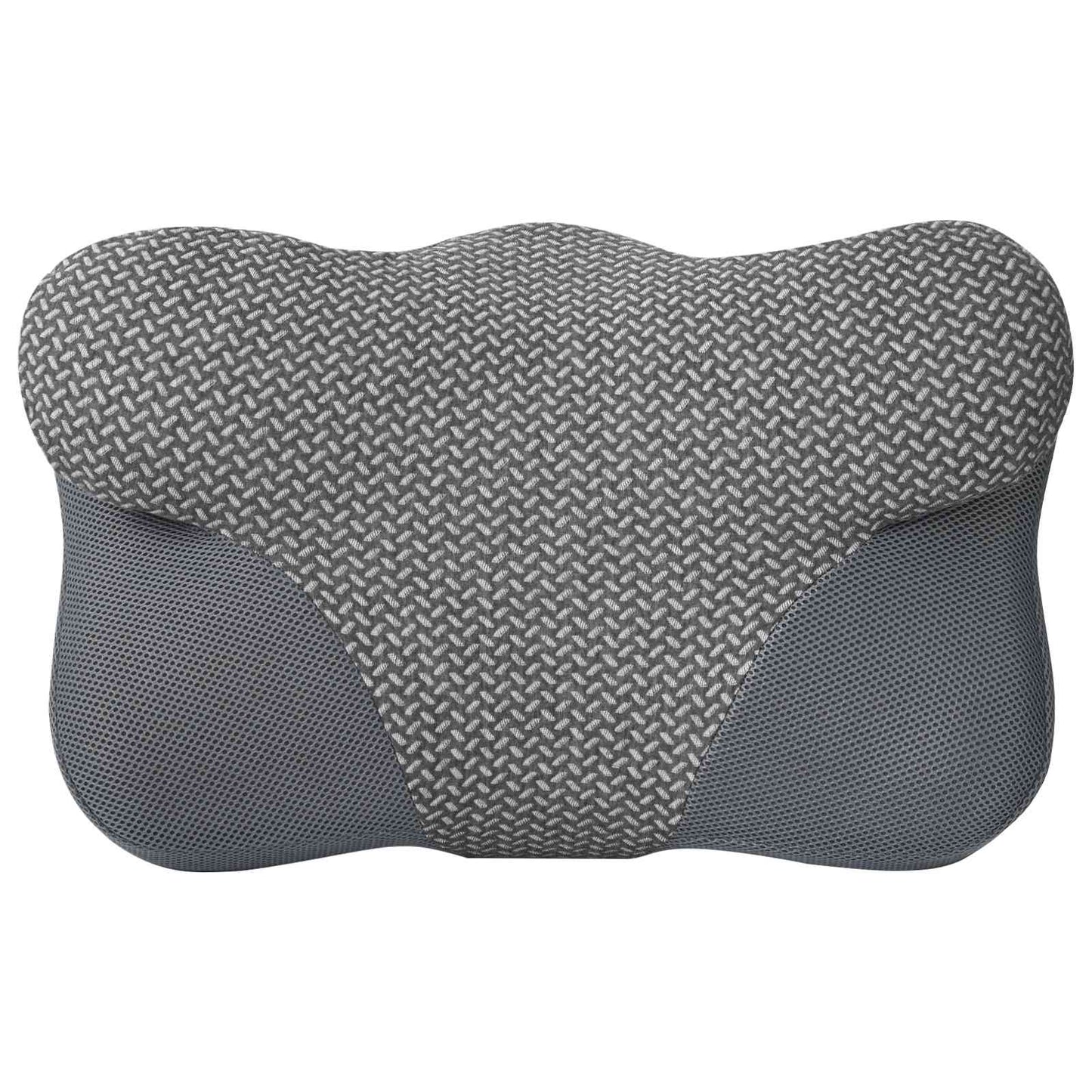 Nackenstützkissen mit Kissen Grau 58 x 36 x 13 cm Polyester